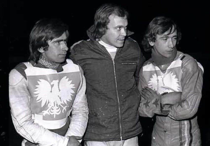 Od lewej: Edward Jancarz, Okle Olsen i Zenon Plech