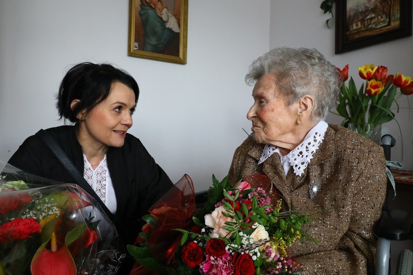Tusnelda Zacierko z Piotrkowa skończyła 100 lat