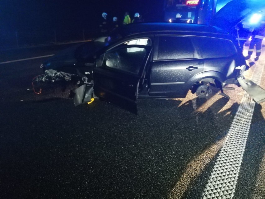 Wypadek na autostradzie A1 pod Grudziądzem. Duże utrudnienia