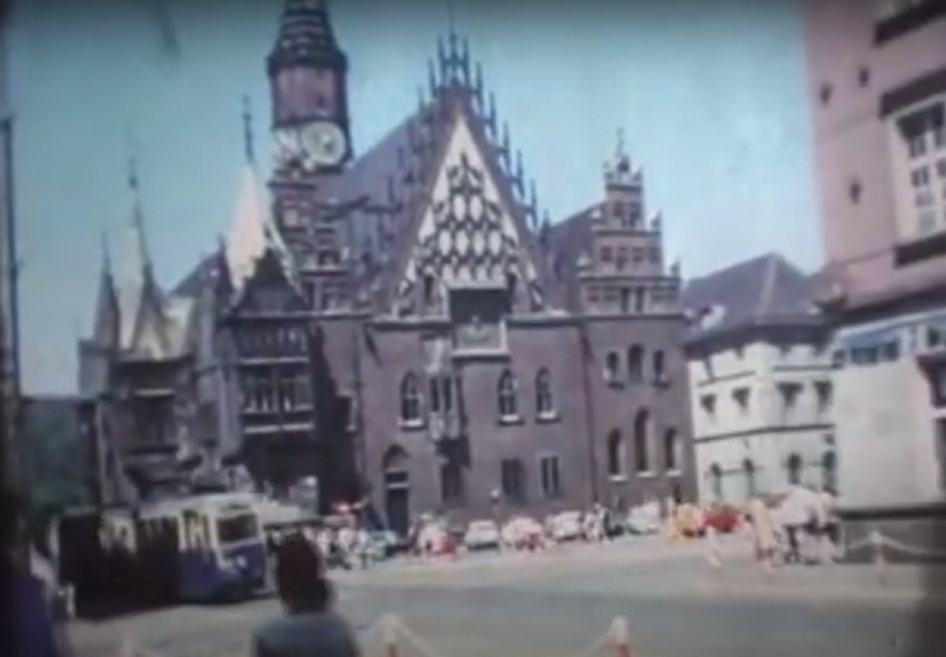 UNIKATOWE NAGRANIE. Zobacz Wrocław na kolorowym filmie z 1976 roku. Takiego miasta już nie ma! 
