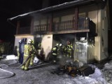 Pożar budynku jednorodzinnego w Pogwizdowie Starym. Cztery osoby poszkodowane [ZDJĘCIA]