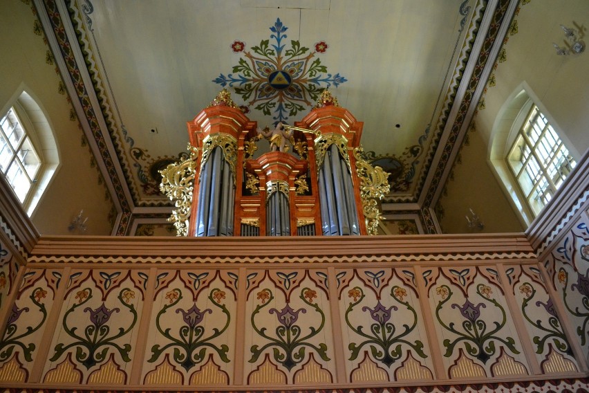 Organy z XVII wieku posiadające piękne brzmienie.