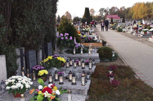 Na zbąszyńskim cmentarzu komunalnym.
Fot.  Dorota Michalczak