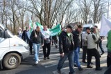 Protest rolników w Głogowie. Utrudnienia dla kierowców do godz. 17 (ZDJĘCIA)