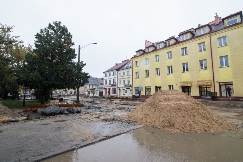 W tej chwili trwają prace w ulicy Krakowskiej