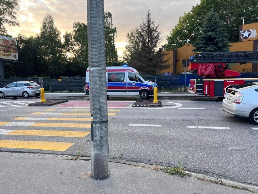 Kraków. Pożar starej piekarni przy Bratysławskiej