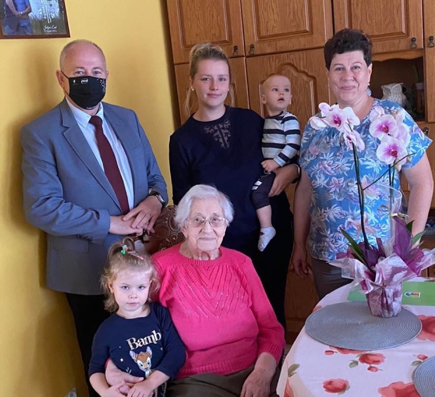Irena Ślesicka z Koszwał  1 sierpnia skończyła 94 lata