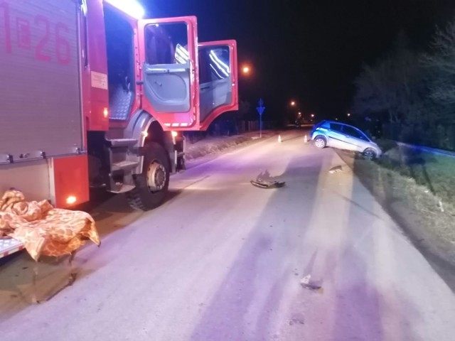 Zderzenie samochodów w Izabelowie. Znów feralne skrzyżowanie