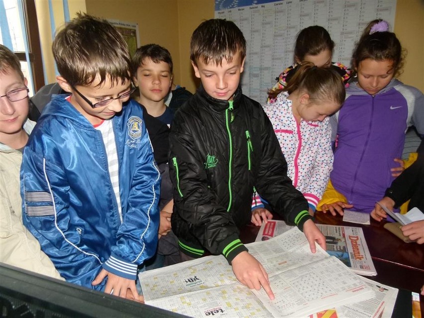 Uczniowie SP nr 12 w Piotrkowie próbują swoich sił w gazecie