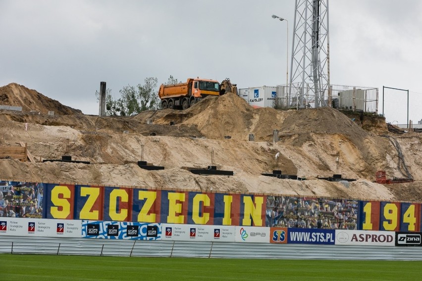 Budowa stadionu w Szczecinie. Jak idą prace? [ZDJĘCIA Z BUDOWY]