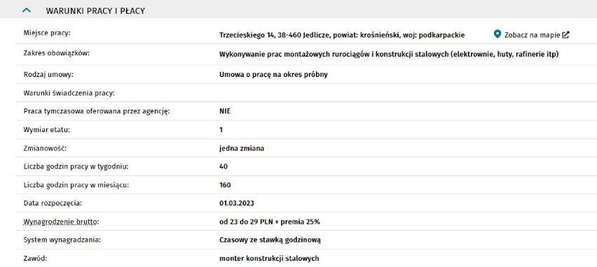 Praca w Krośnie i powiecie krośnieńskim. Zobacz najnowsze oferty pracy