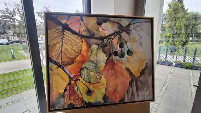 Obrazy sieradzkiej malarki  Doroty Kuśmierczak-Skotnickiej można oglądać w kawiarni „Literackiej” w zduńskowolskim Ratuszu do końca października