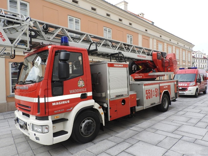 Wadowice. Strażacy ćwiczą przed Światowymi Dniami Młodzieży [ZDJĘCIA]