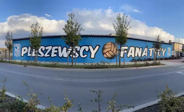 Pleszew. Zobacz nowy, mistrzowski mural Lecha Poznań. Pleszewscy fanatycy pokazali moc!