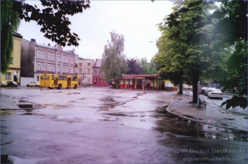 W miejscu, gdzie dzisiaj jest parking na placu Kościuszki...