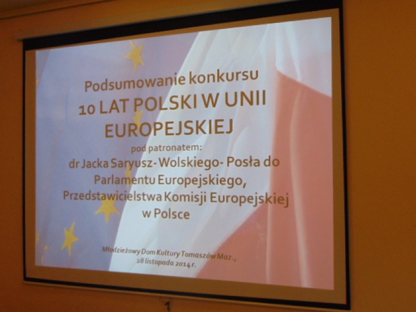 10 lat Polski w Unii Europejskiej - konkurs w MDK