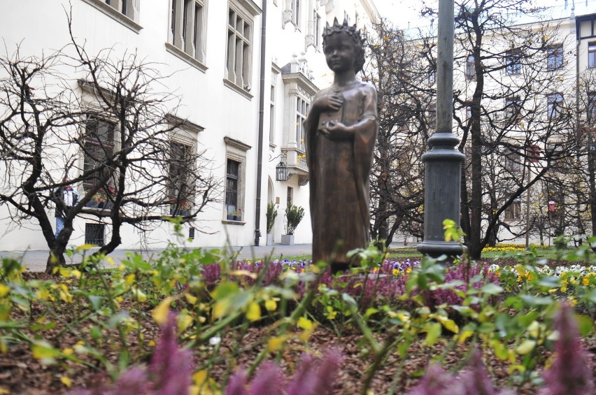 Ukraińska księżniczka na dziedzińcu krakowskiego magistratu