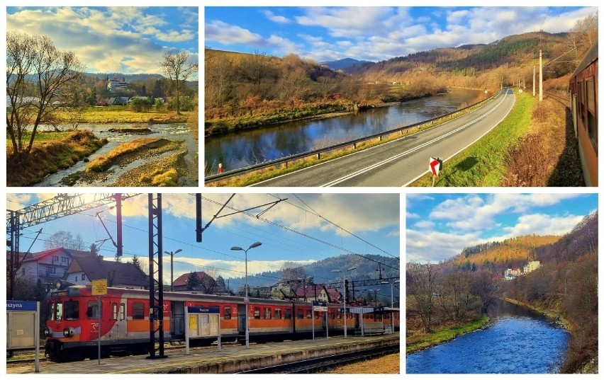 Wystarczy tylko wsiąść w pociąg np. w Muszynie. Piękna...