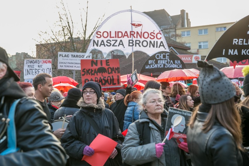 Strajk kobiet w Krakowie