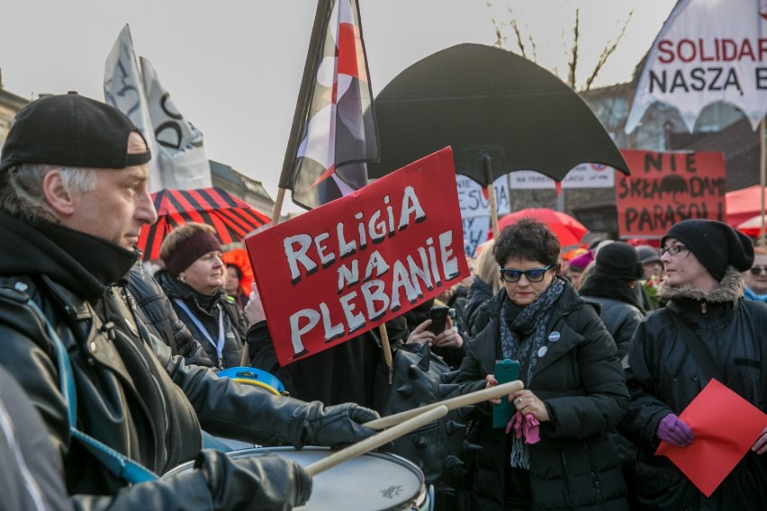 Strajk kobiet w Krakowie