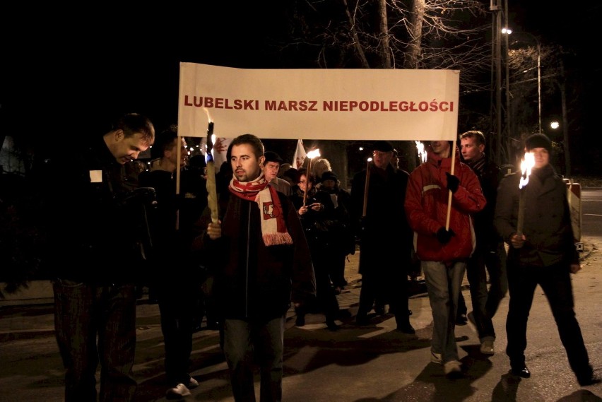 Marsz Niepodległości w Lublinie (WIDEO, ZDJĘCIA)