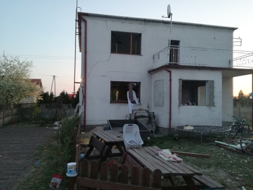 Wybuch gazu w budynku jednorodzinnym w miejscowości Lipka