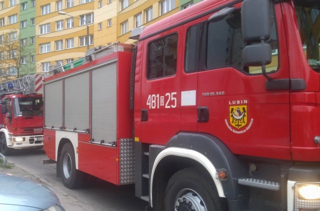 Policja Lubin. Spalił obiad bo usnął