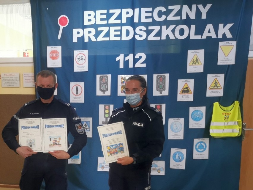 Policjanci z KPP Radziejów odwiedzili przedszkolaków