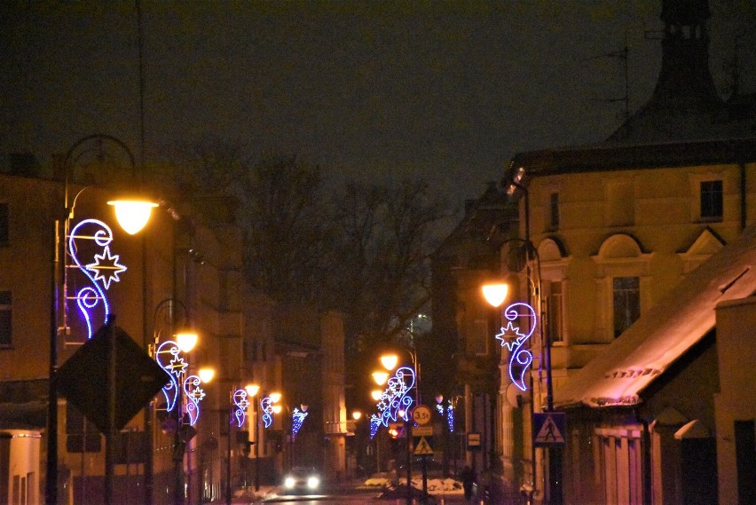 Świąteczne iluminacje w Sławnie