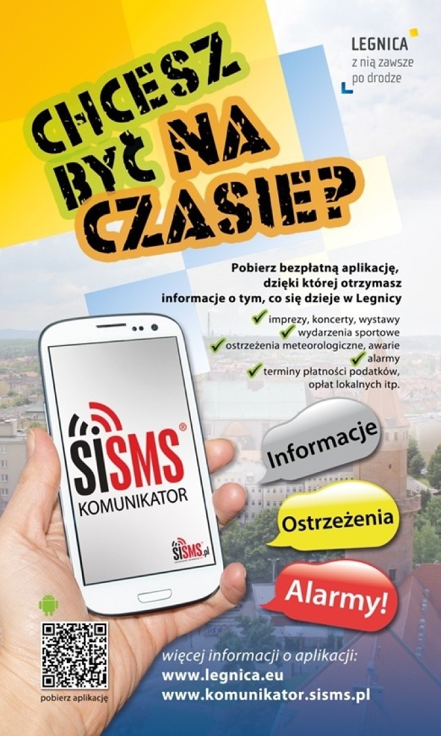 Legnica: Informacje z miasta otrzymuj esemesm