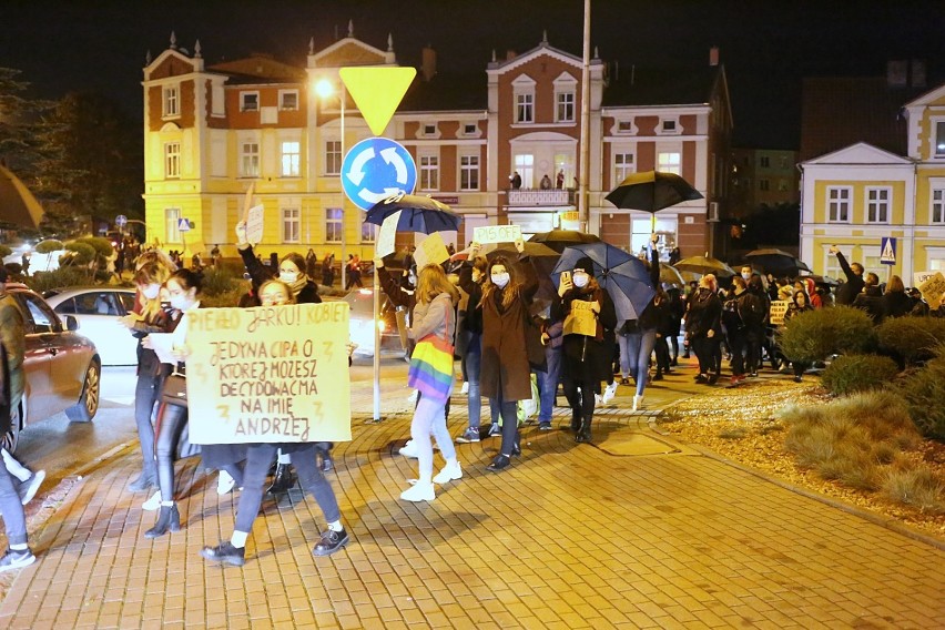 Kwidzyński protest rozpoczął się od Ronda Solidarności,...