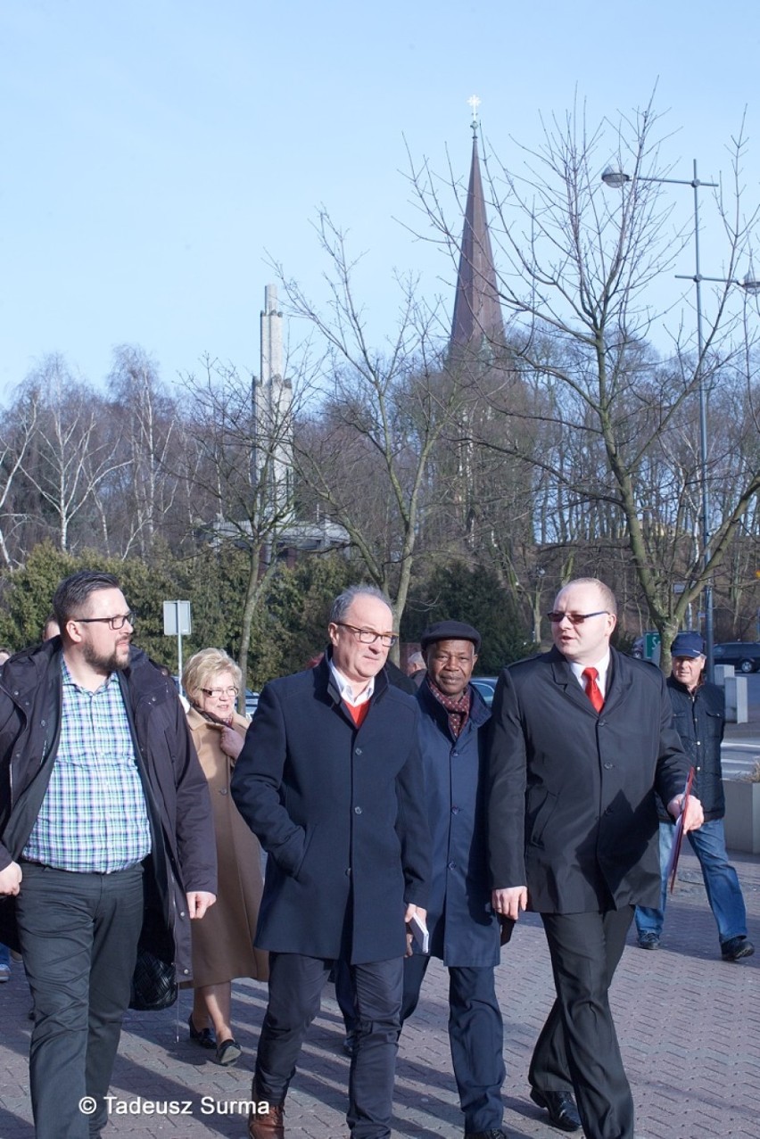 Włodzimierz Czarzasty poparł Amadou Sy [zdjęcia, wideo]