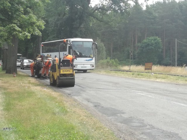 Gm. Stegna. Remonty cząstkowe na trasie 501