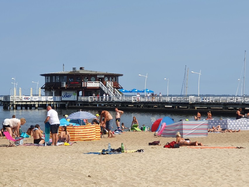 Plaża i wypoczynek w Pucku - 9 sierpnia 2020