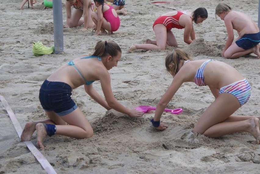 Księża Góra w Radzionkowie zamieniła się w plażę.