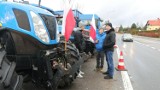 Protest ponad 150 rolników w Silnie. Pięć godzin blokowali drogę wojewódzką. Nie zgadzają się z polityką Unii Europejskiej [WIDEO]