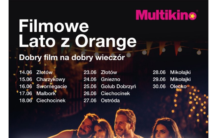 Kino letnie na Półwyspie Rybackim czyli Lato z Orange by Multikino w Złotowie