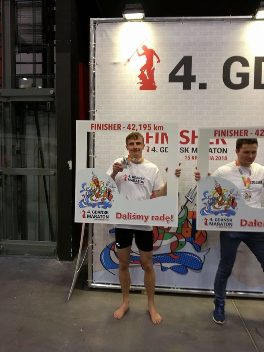 Nowy Dwór Gdański. Nasi zawodnicy na IV Gdańskim Maratonie. Wyczyn godny szacunku