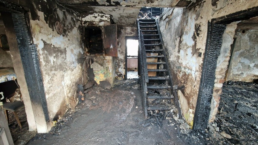 Żywioł strawił dom jednorodzinny w Suchej. W tym pożarze...