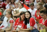 Fani na meczu Polska - Niemcy w Spodku. ZDJĘCIA