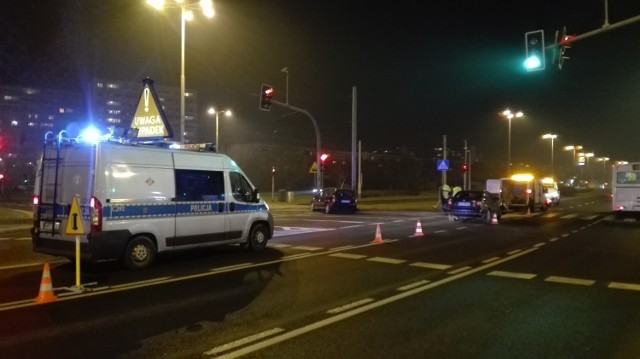 Wypadek na Placu Sybiraków w Toruniu