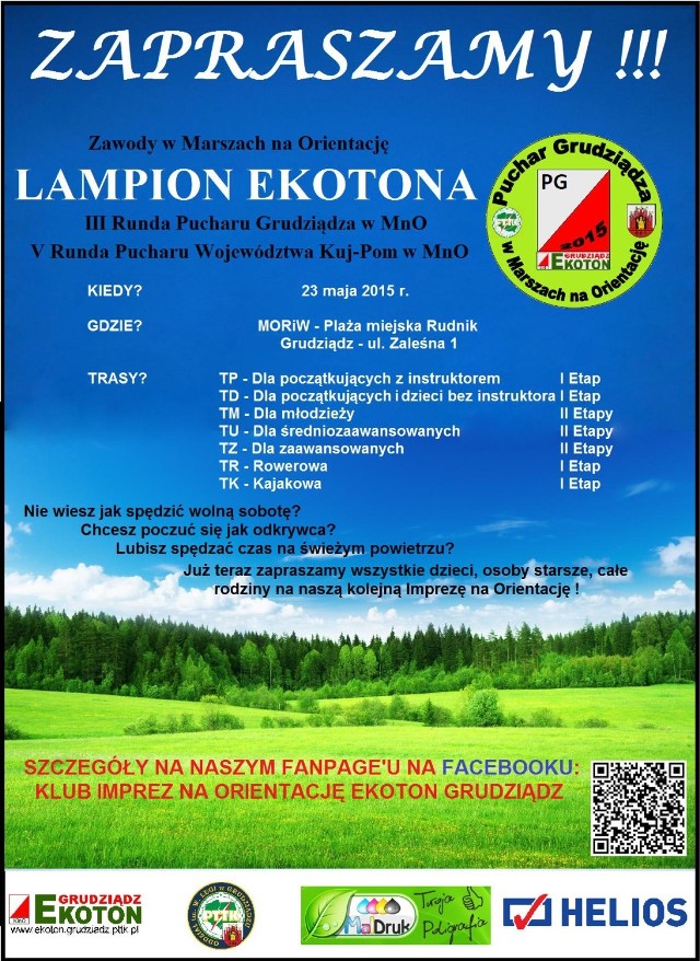 Ulotka promująca Lampion Ekotona 2015