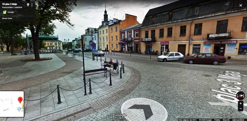 Kamery Google Street View jeździły po Krasnymstawie w 2013 i 2017