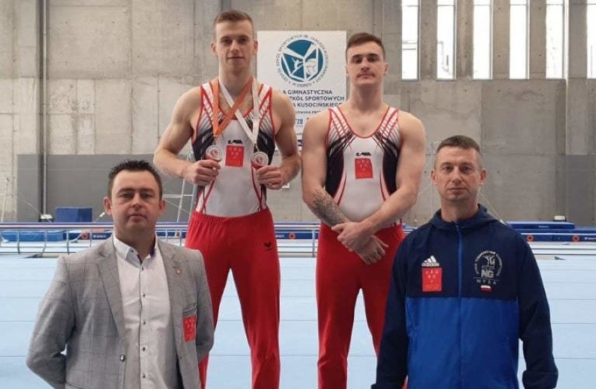 Filip Wroński z NTG Nysa zdobył dwa medale mistrzostw Polski w gimnastyce sportowej