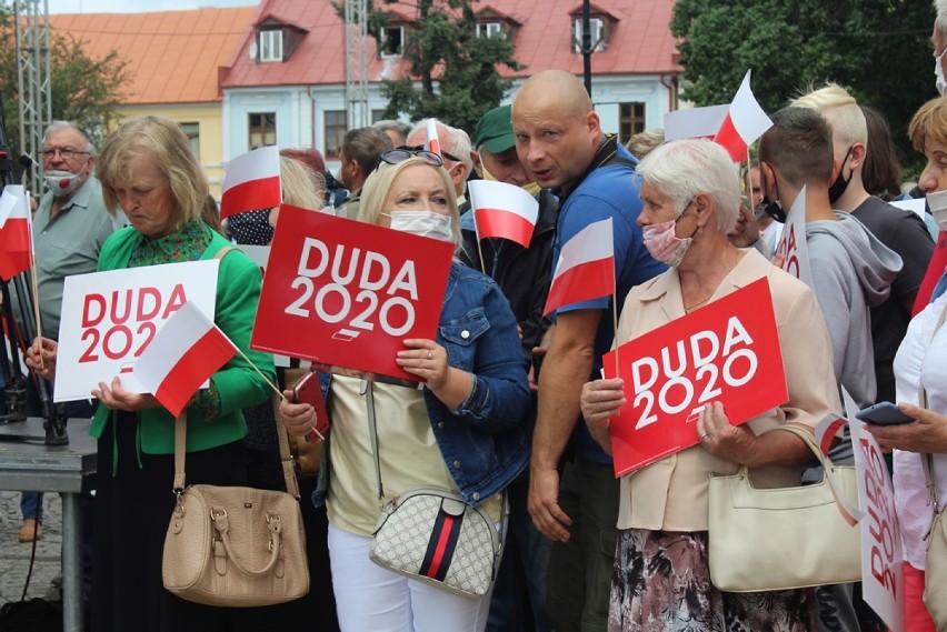 Tak mieszkańcy Białej Podlaskiej powitali Andrzeja Dudę. Zobacz zdjęcia