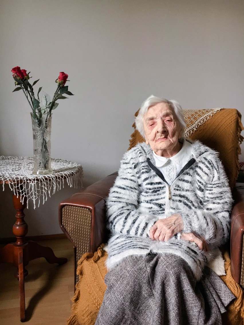 Janina Garbarczyk ze Zduńskiej Woli skończyła 100 lat!