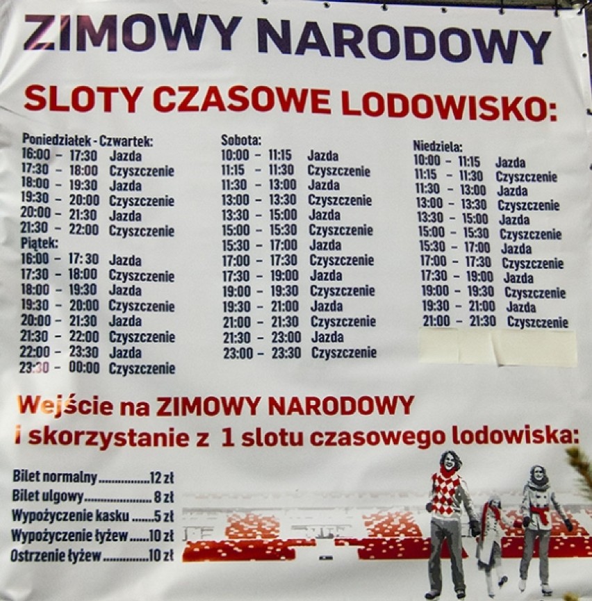 Lodowisko na Stadionie Narodowym otwarte