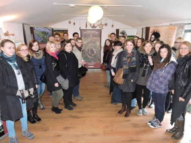 Studenci z UAM odwiedzili Szlak Osadnictwa Olęderskiego.