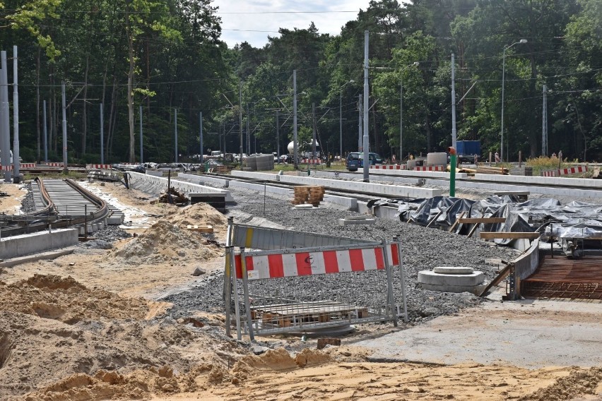 Budowa Węzła Głębokie w Szczecinie.