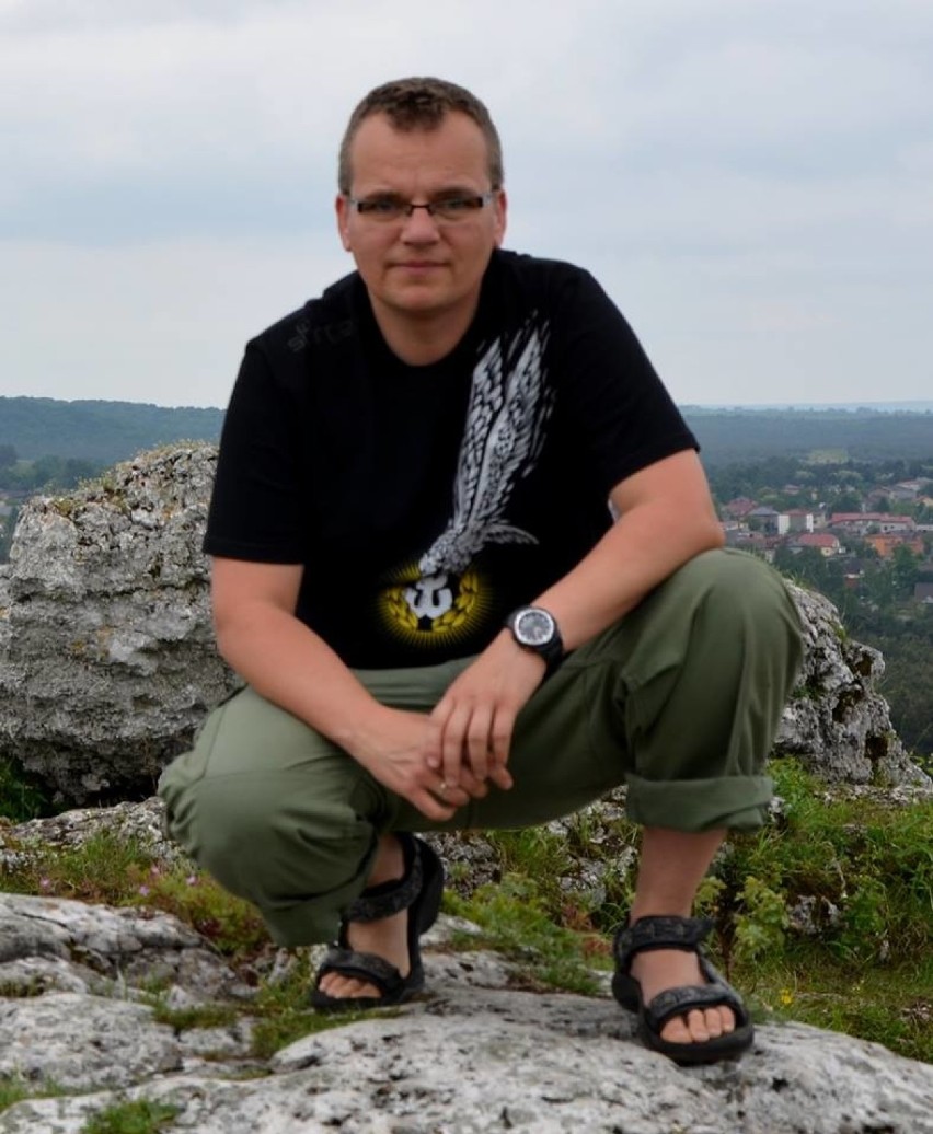 Robert Nowak, promotor środowiska harcerskiego w Żorach,...
